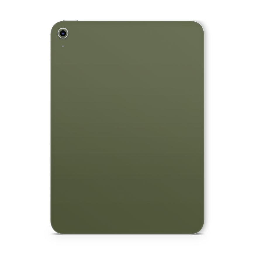 iPad Mini Skin Schutzfolie Aufkleber Vinyl Skins Solid State olive Aufkleber Skins4u