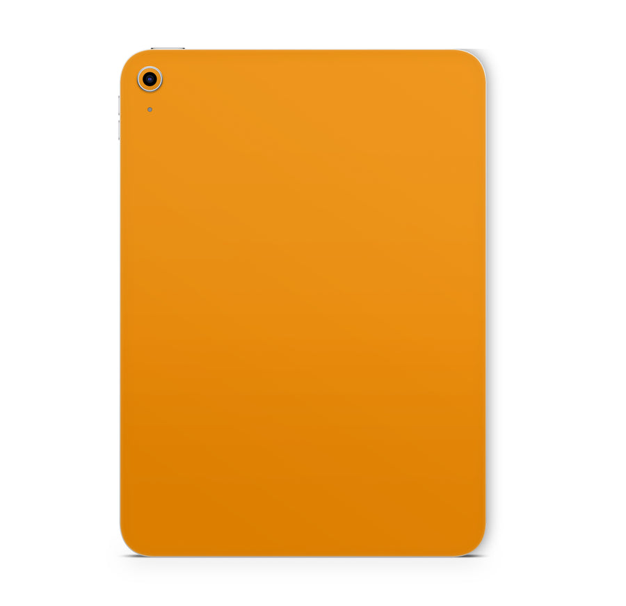 iPad Mini Skin Schutzfolie Aufkleber Vinyl Skins Solid State orange Aufkleber Skins4u