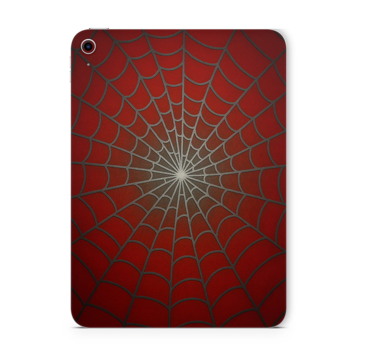 iPad Skin Schutzfolie Aufkleber Vinyl Skins Spiderweb rot Aufkleber Skins4u