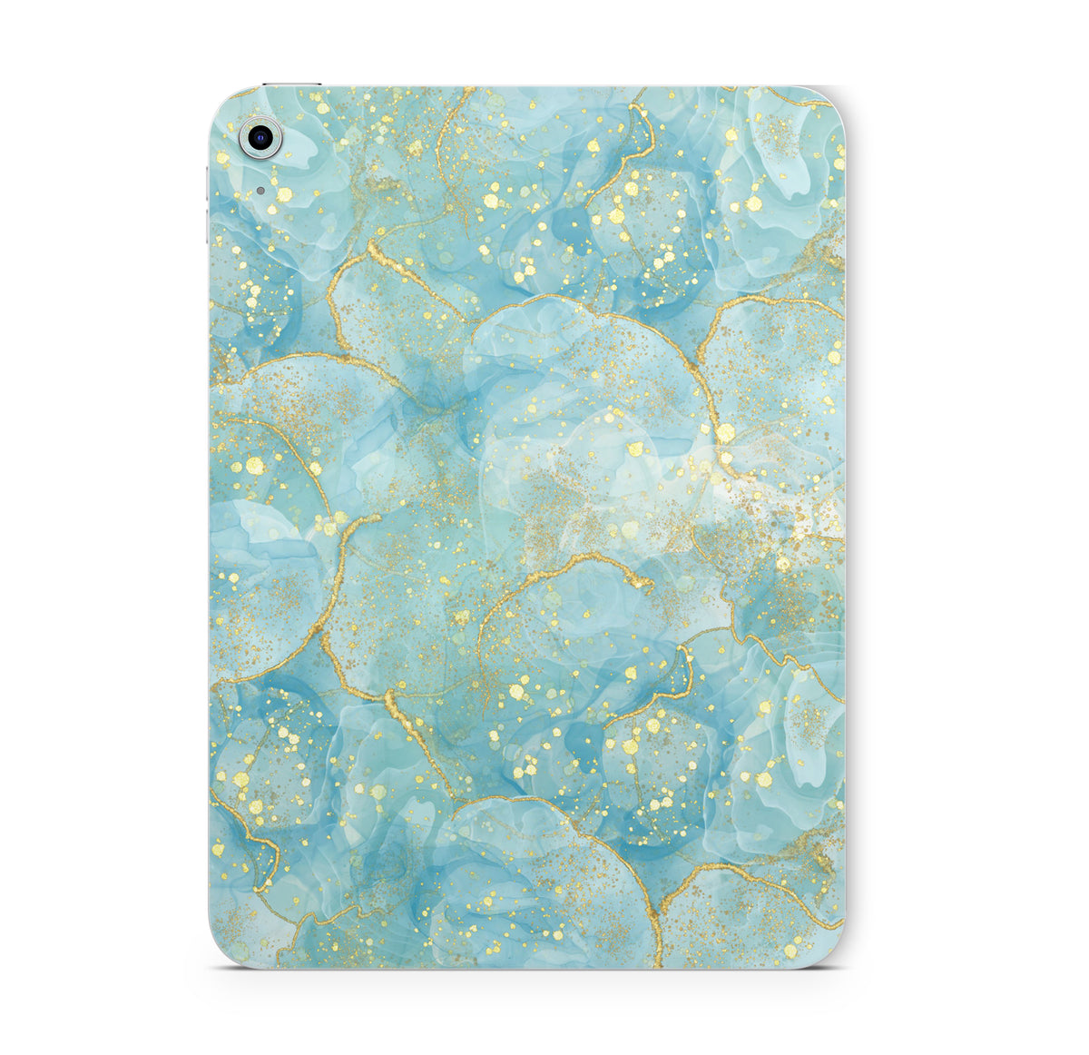 iPad Skin Schutzfolie Aufkleber Vinyl Skins Türkis Gold Aufkleber Skins4u