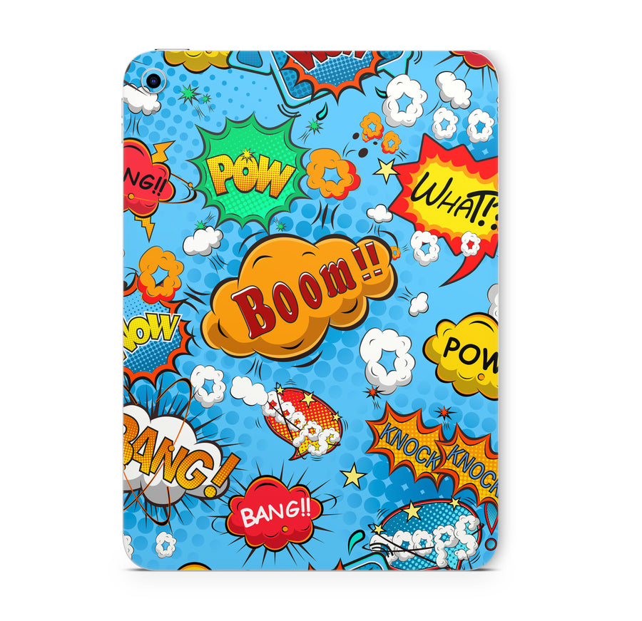 iPad Mini Skin Schutzfolie Aufkleber Vinyl Skins comics blue Aufkleber Skins4u