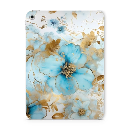 iPad Mini Skin Schutzfolie Aufkleber Vinyl Skins gold blue fantasie