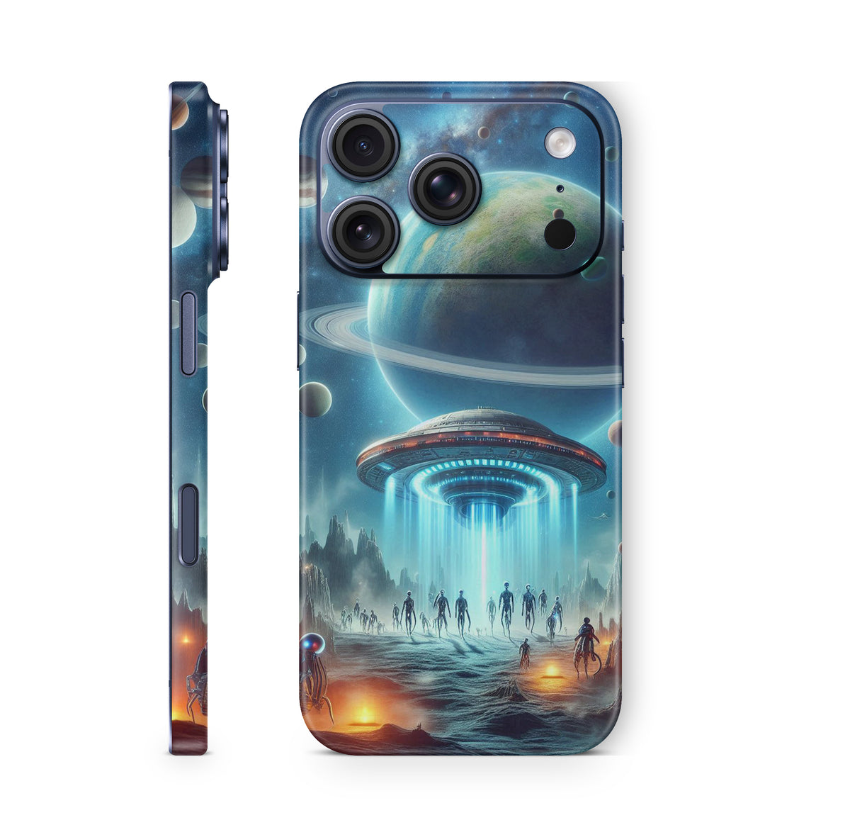iPhone 18 Pro & Pro Max Skin Schutzfolie Aufkleber Aliens Arives