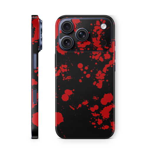 iPhone 18 Pro & Pro Max Skin Schutzfolie Aufkleber Blood Black