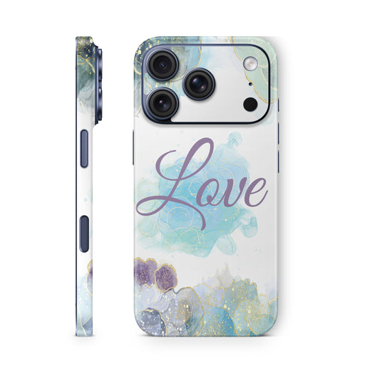 iPhone 18 Pro & Pro Max Skin Schutzfolie Aufkleber Glitter Love