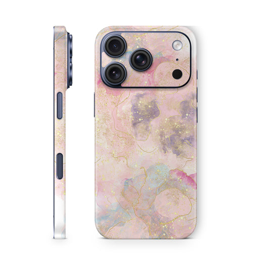 iPhone 18 Pro & Pro Max Skin Schutzfolie Aufkleber Glitter rose