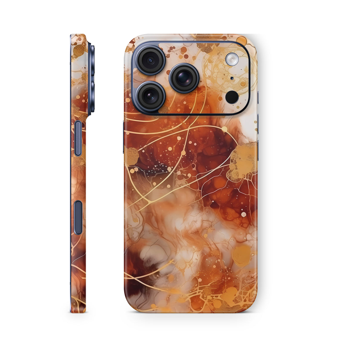 iPhone 18 Pro & Pro Max Skin Schutzfolie Aufkleber Orange Circle