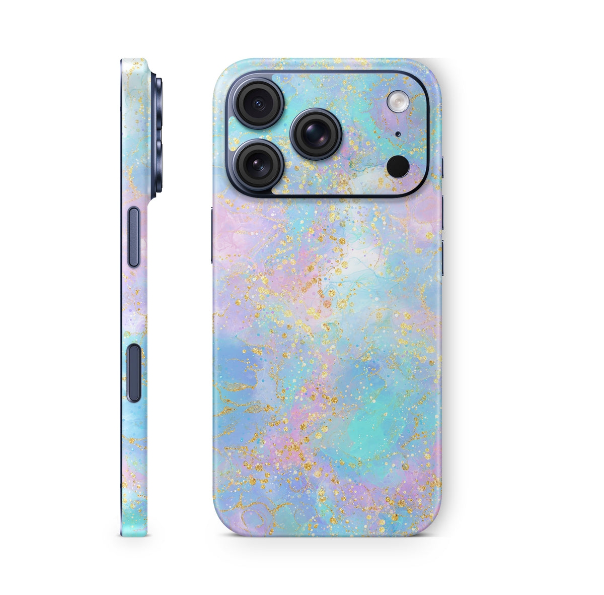 iPhone 18 Pro & Pro Max Skin Schutzfolie Aufkleber Pink Glitter Dreams