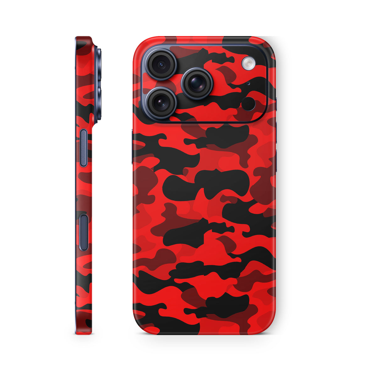 iPhone 18 Pro & Pro Max Skin Schutzfolie Aufkleber Red Camouflage