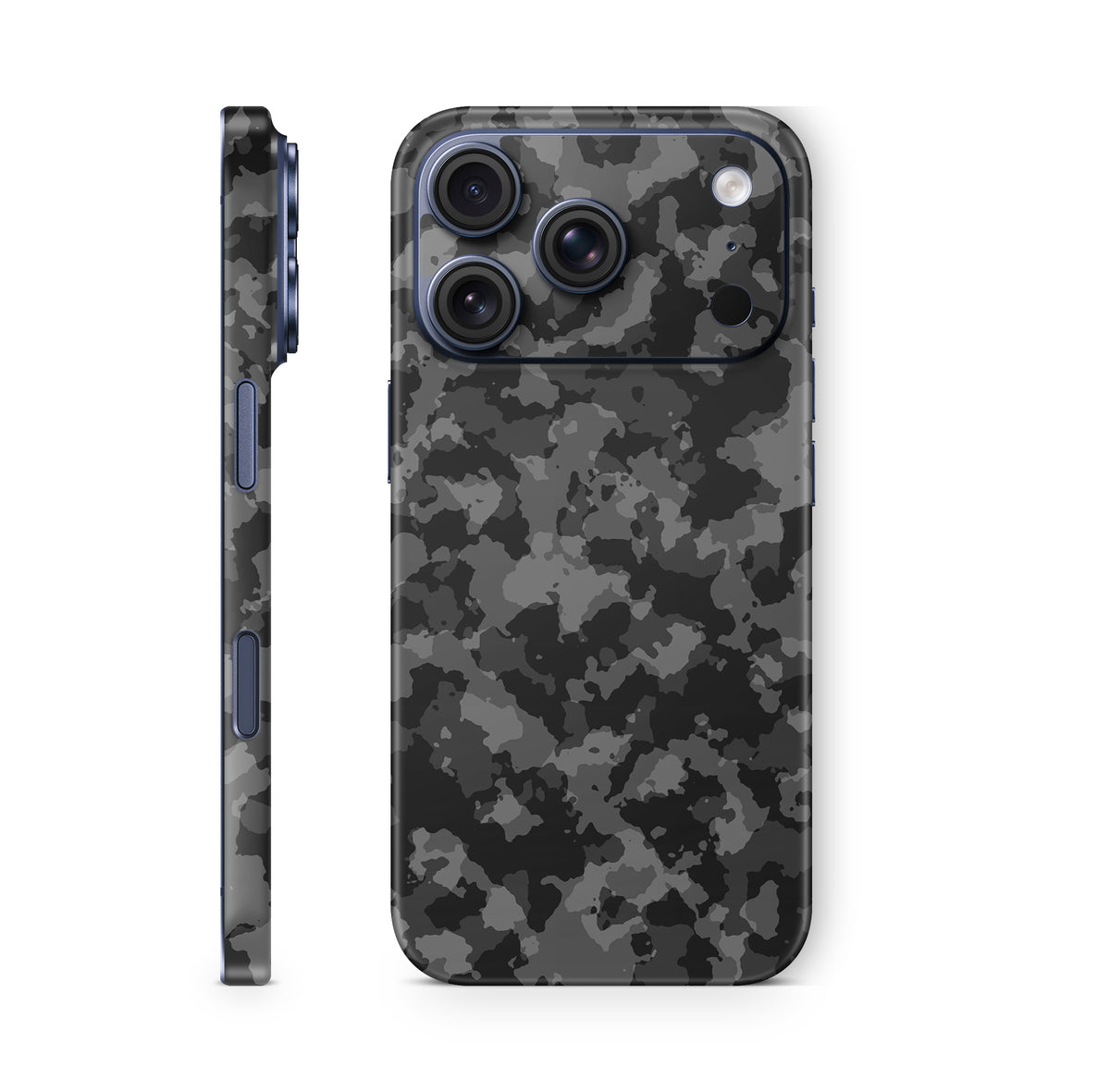 iPhone 18 Pro & Pro Max Skin Schutzfolie Aufkleber Shadow Camo grau