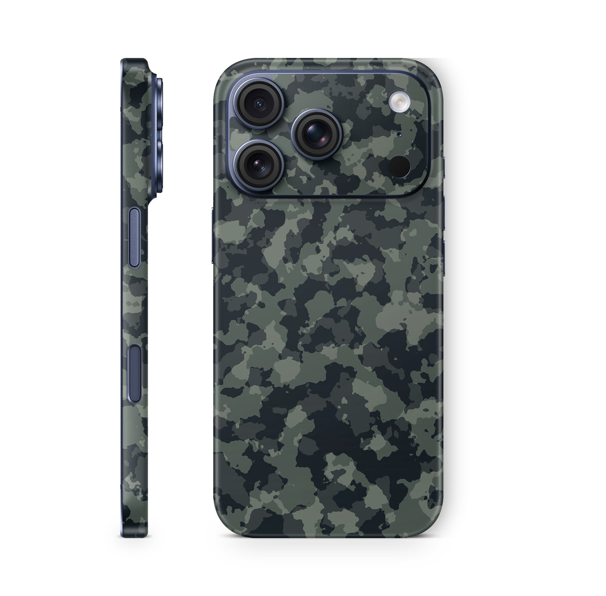 iPhone 18 Pro & Pro Max Skin Schutzfolie Aufkleber Shadow Camo green