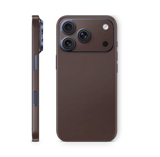 iPhone 18 Pro & Pro Max Skin Schutzfolie Aufkleber Solid State Chocolate