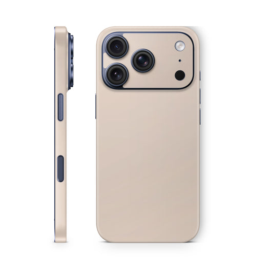 iPhone 18 Pro & Pro Max Skin Schutzfolie Aufkleber Solid State Cream