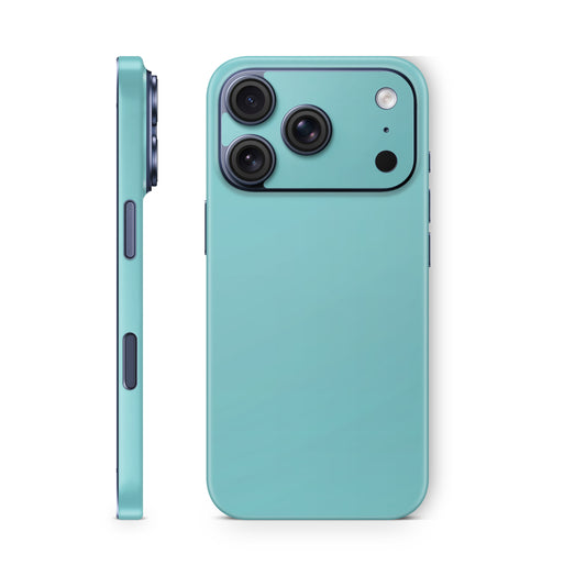 iPhone 18 Pro & Pro Max Skin Schutzfolie Aufkleber Solid State Tuerkis