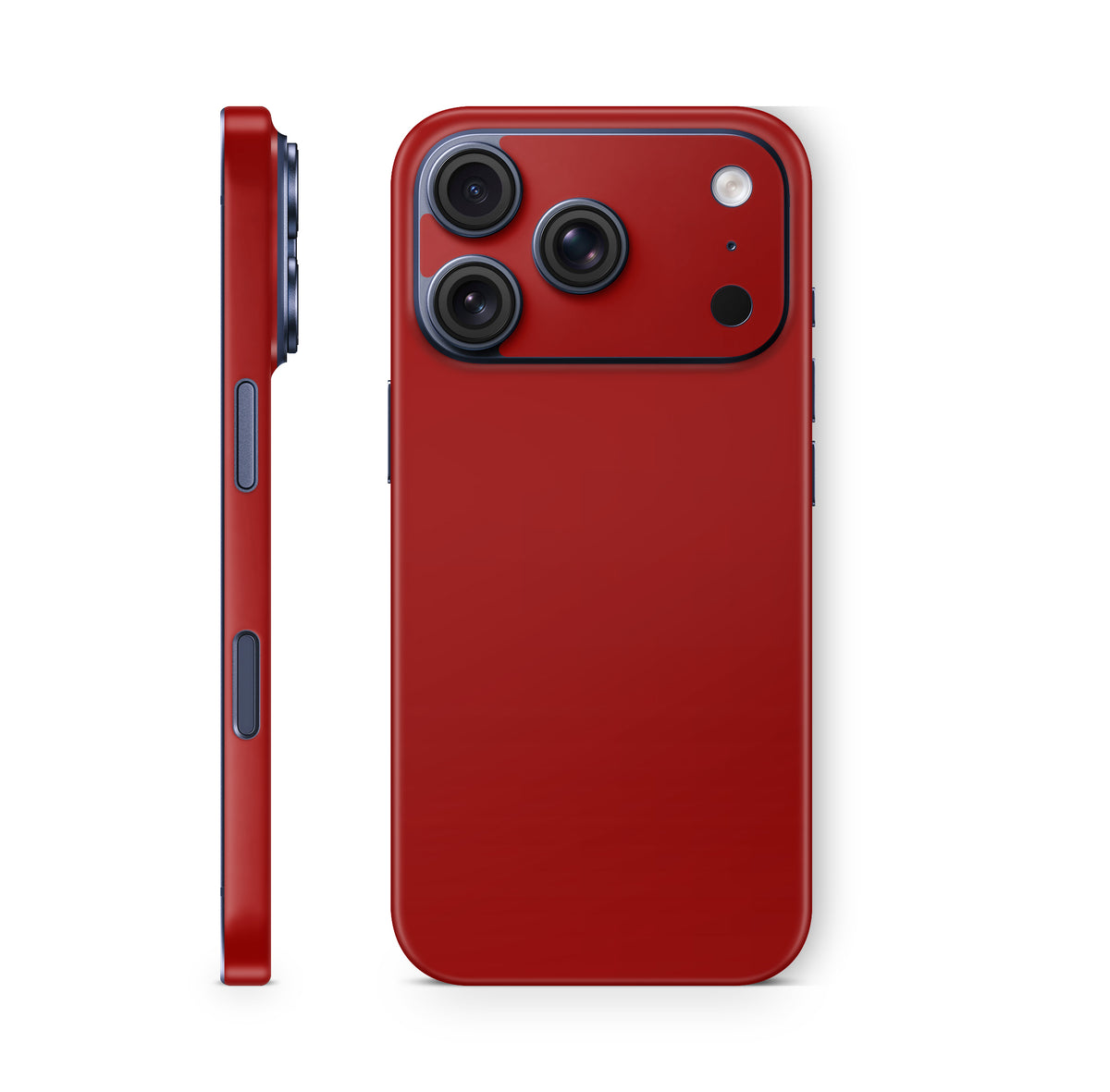 iPhone 18 Pro & Pro Max Skin Schutzfolie Aufkleber Solid State dunkelrot