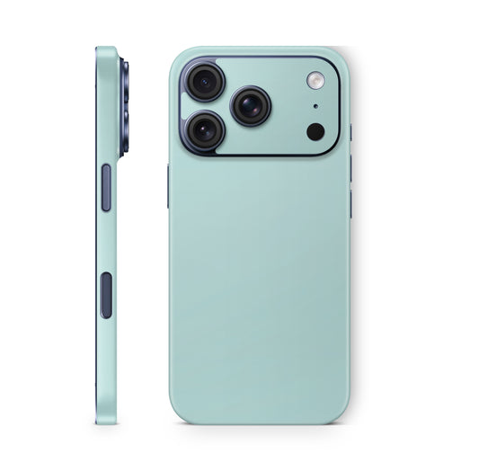 iPhone 18 Pro & Pro Max Skin Schutzfolie Aufkleber Solid State mint