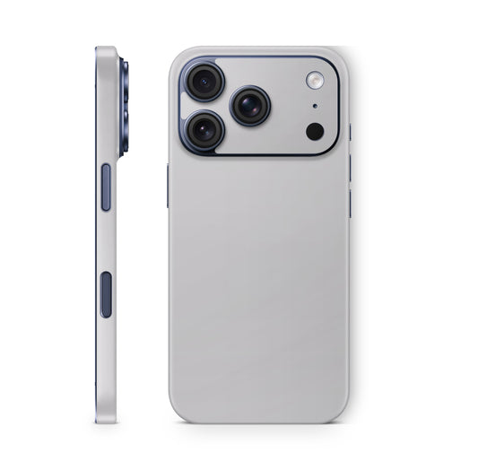 iPhone 18 Pro & Pro Max Skin Schutzfolie Aufkleber Solid State retrograu NES