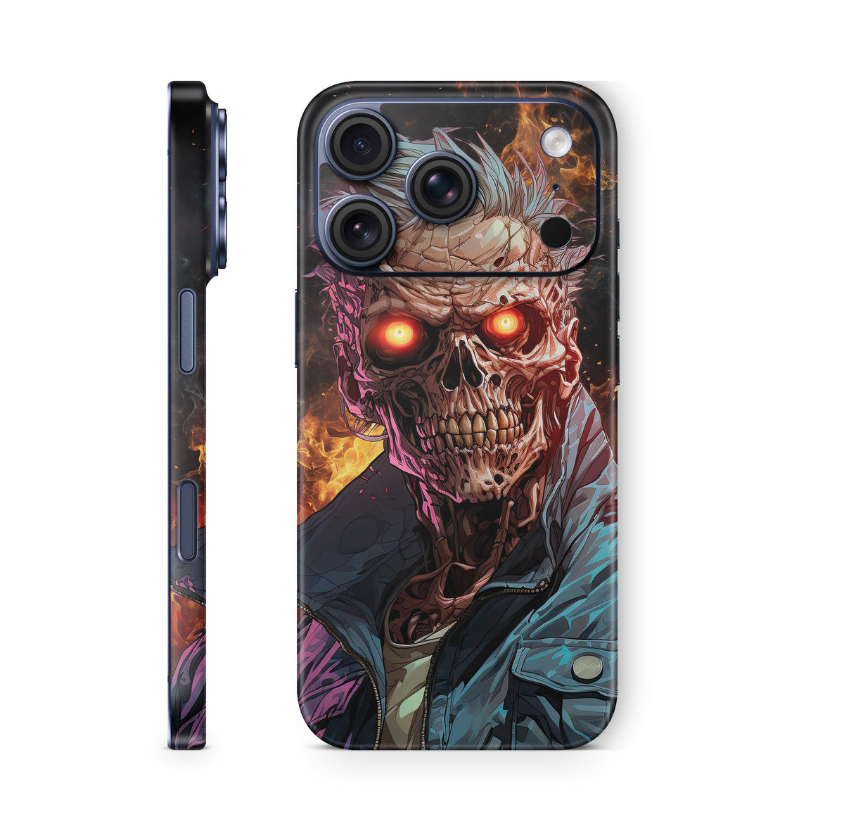 iPhone 18 Pro & Pro Max Skin Schutzfolie Aufkleber Zombie Fire