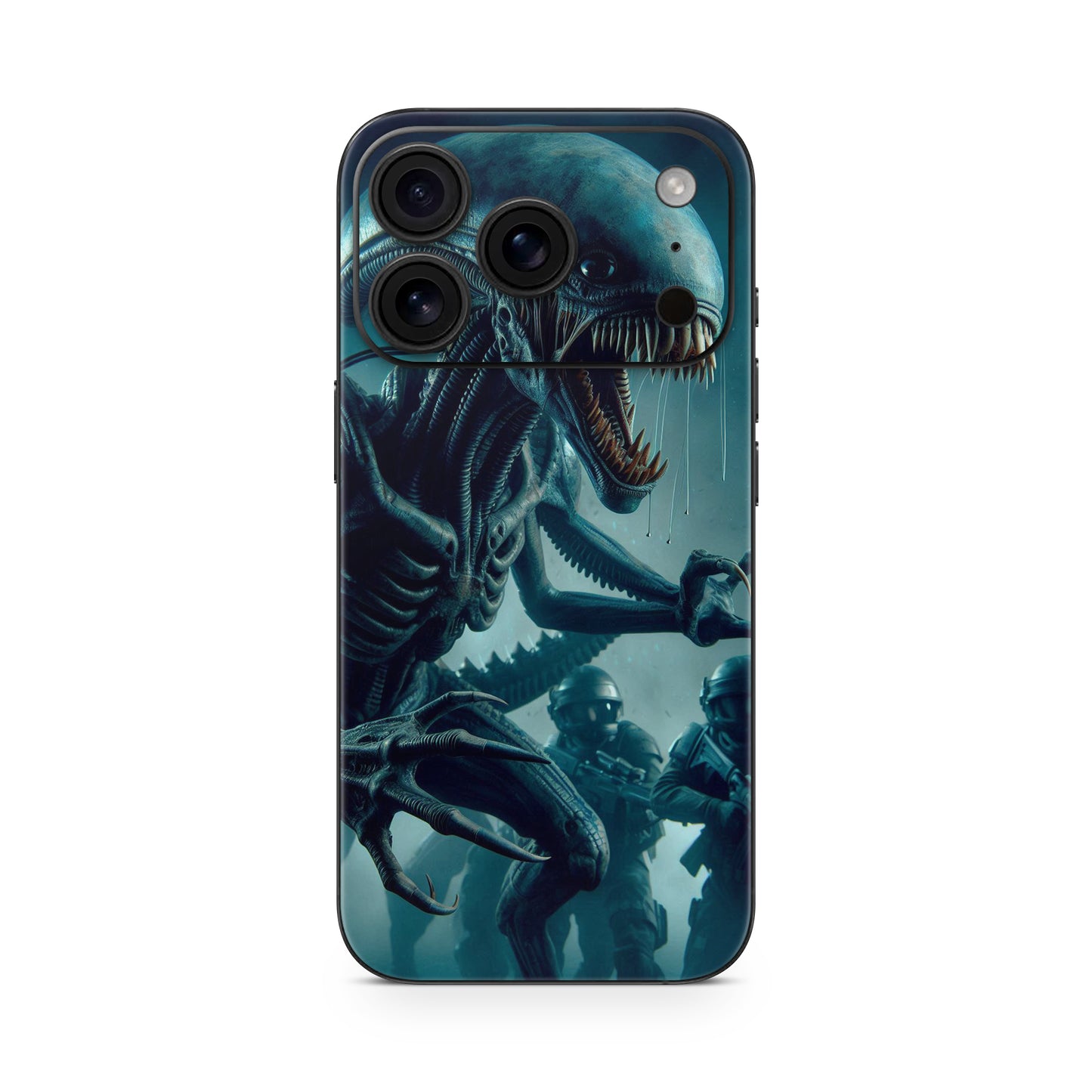 iPhone 17 Pro Max Skin Vinyl Schutzfolie Cover Aufkleber Alien Hybrid Aufkleber Skins4u