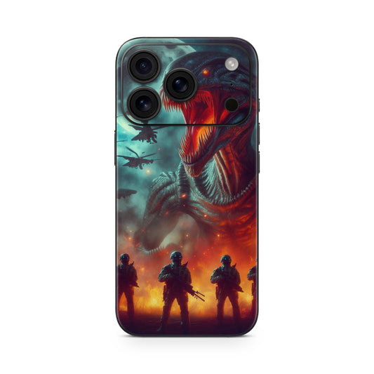 iPhone 17 Pro Skin Vinyl Schutzfolie Cover Aufkleber Alien & Marines Aufkleber Skins4u