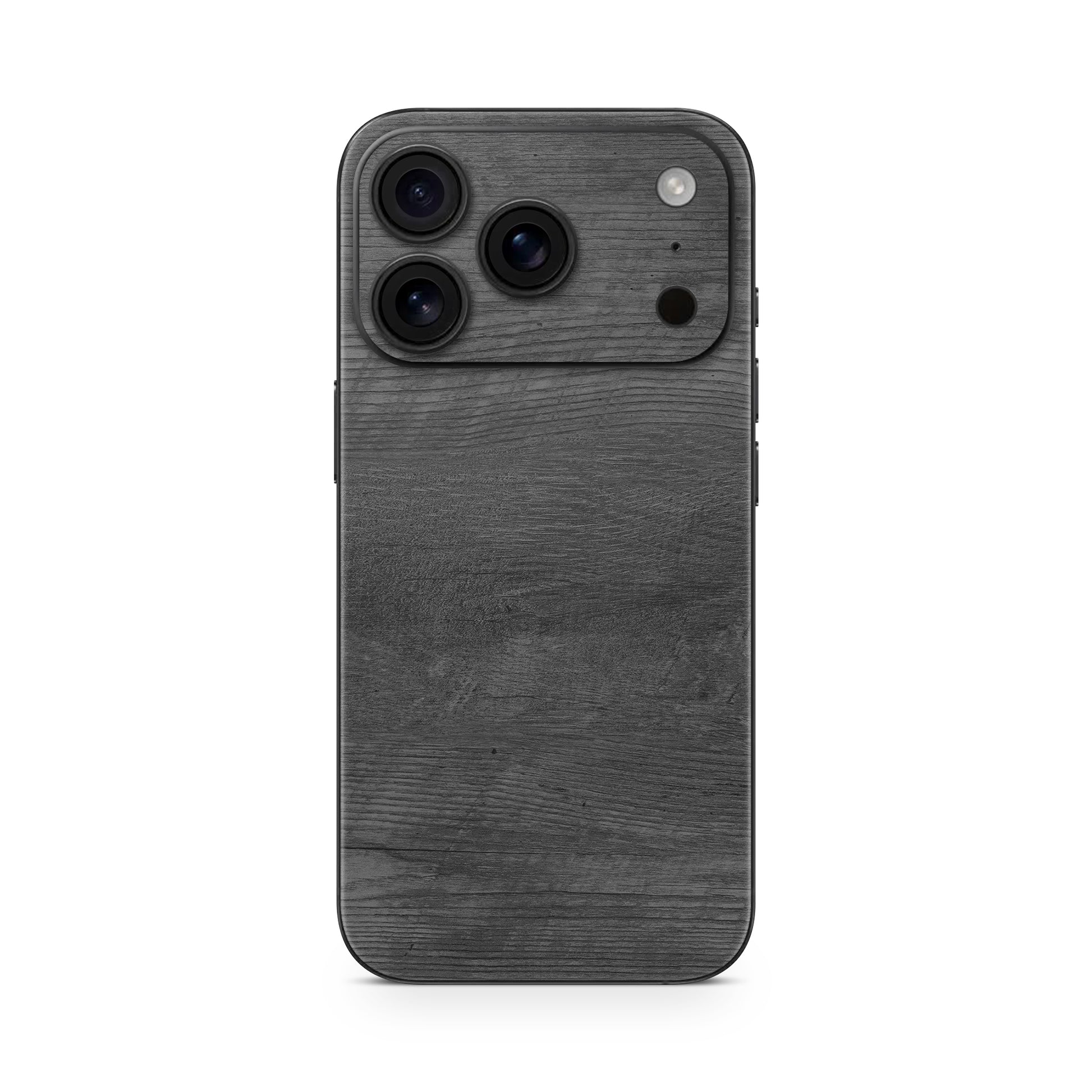 iPhone 17 Pro Max Skin Vinyl Schutzfolie Cover Aufkleber Black Woodgrasin Aufkleber Skins4u