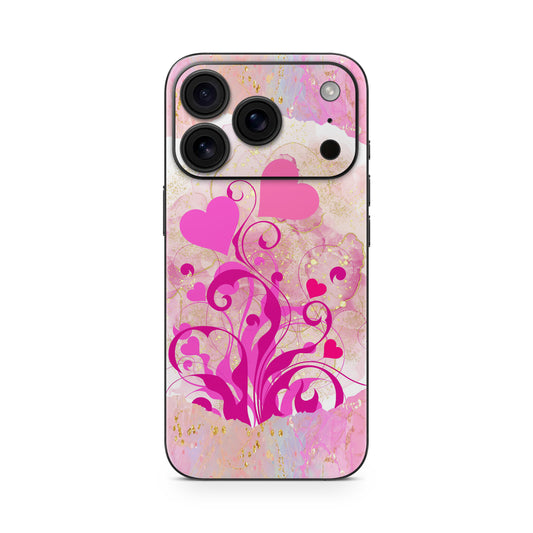 iPhone 17 Pro Max Skin Vinyl Schutzfolie Cover Aufkleber Boarder Hearts Aufkleber Skins4u