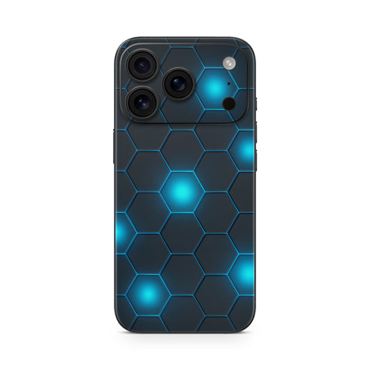 iPhone 17 Pro Skin Vinyl Schutzfolie Cover Aufkleber Exo blau Aufkleber Skins4u