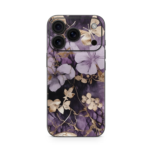 iPhone 17 Pro Max Skin Vinyl Schutzfolie Cover Aufkleber Flower and Butterfly Aufkleber Skins4u