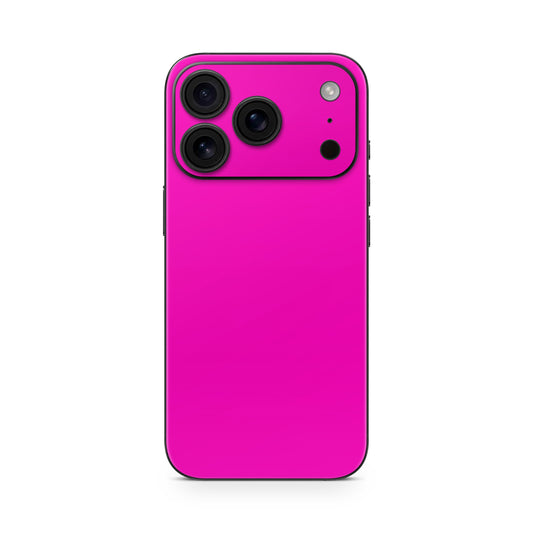 iPhone 17 Pro Max Skin Vinyl Schutzfolie Cover Aufkleber Solid State Pink Lightning Aufkleber Skins4u
