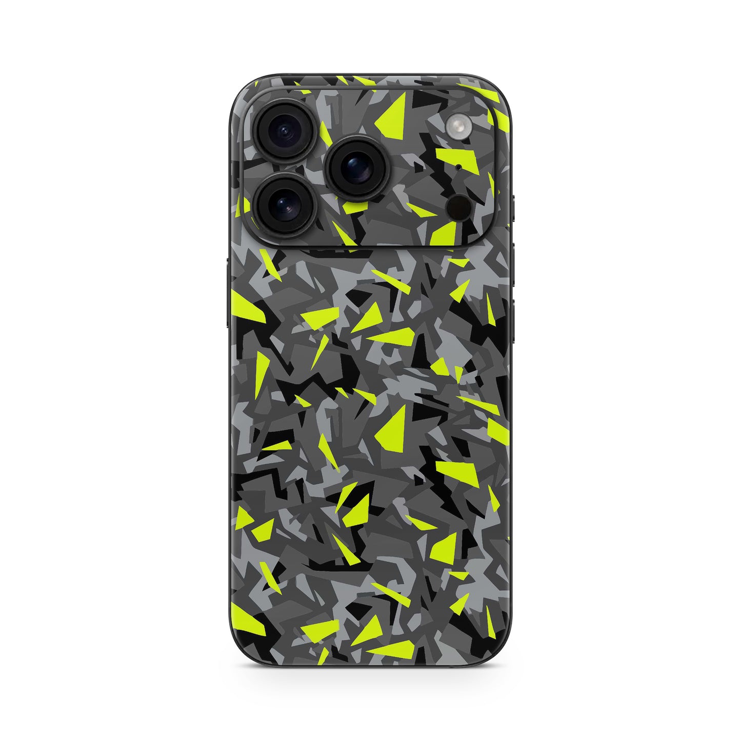 iPhone 17 Pro Max Skin Vinyl Schutzfolie Cover Aufkleber Splatter Yellow Aufkleber Skins4u
