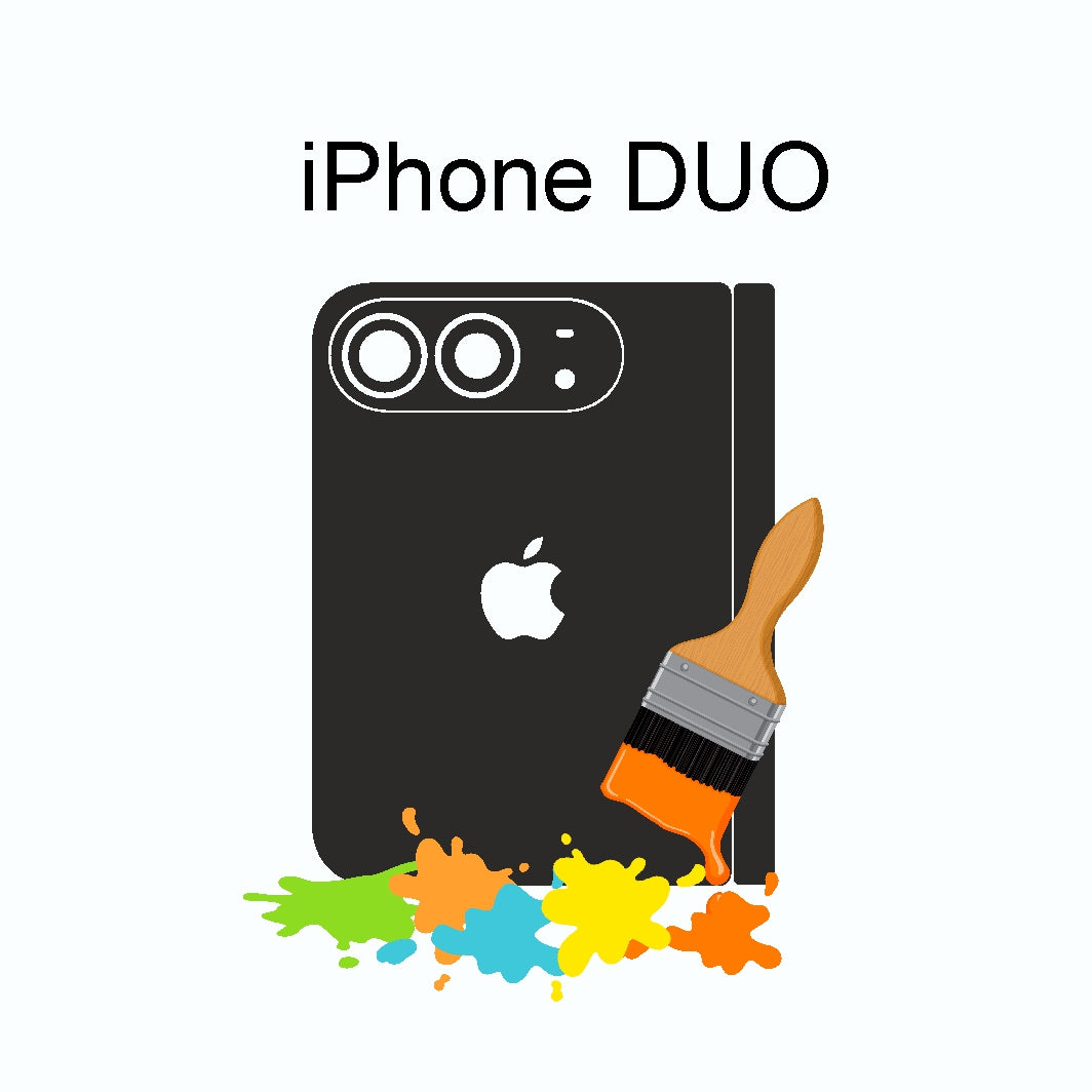 iPhone Duo Skin Aufkleber selbst gestalten Aufkleber Skins4u