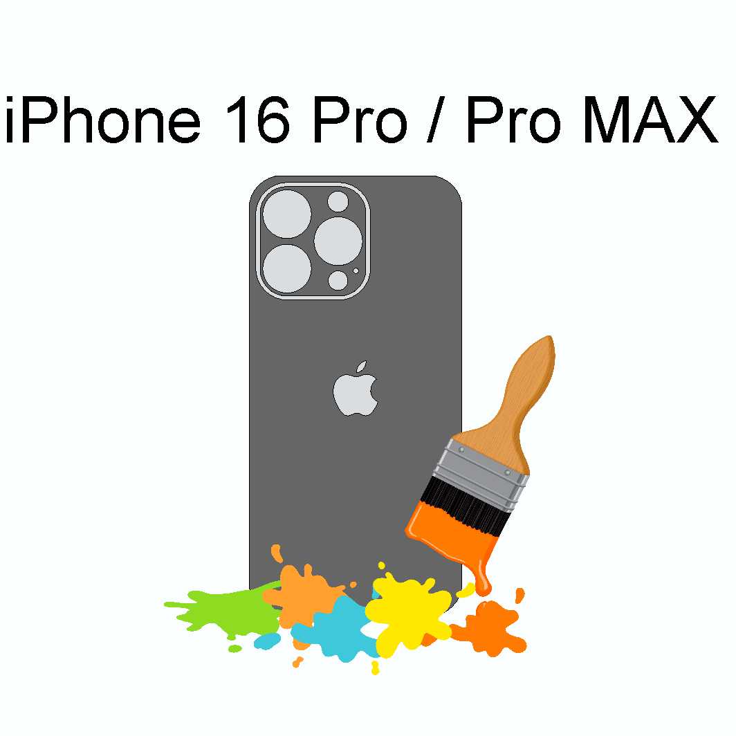 iPhone 16 Pro & 16 Pro MAX Skin Aufkleber individuell selbst gestalten cpb_product Skins4u   