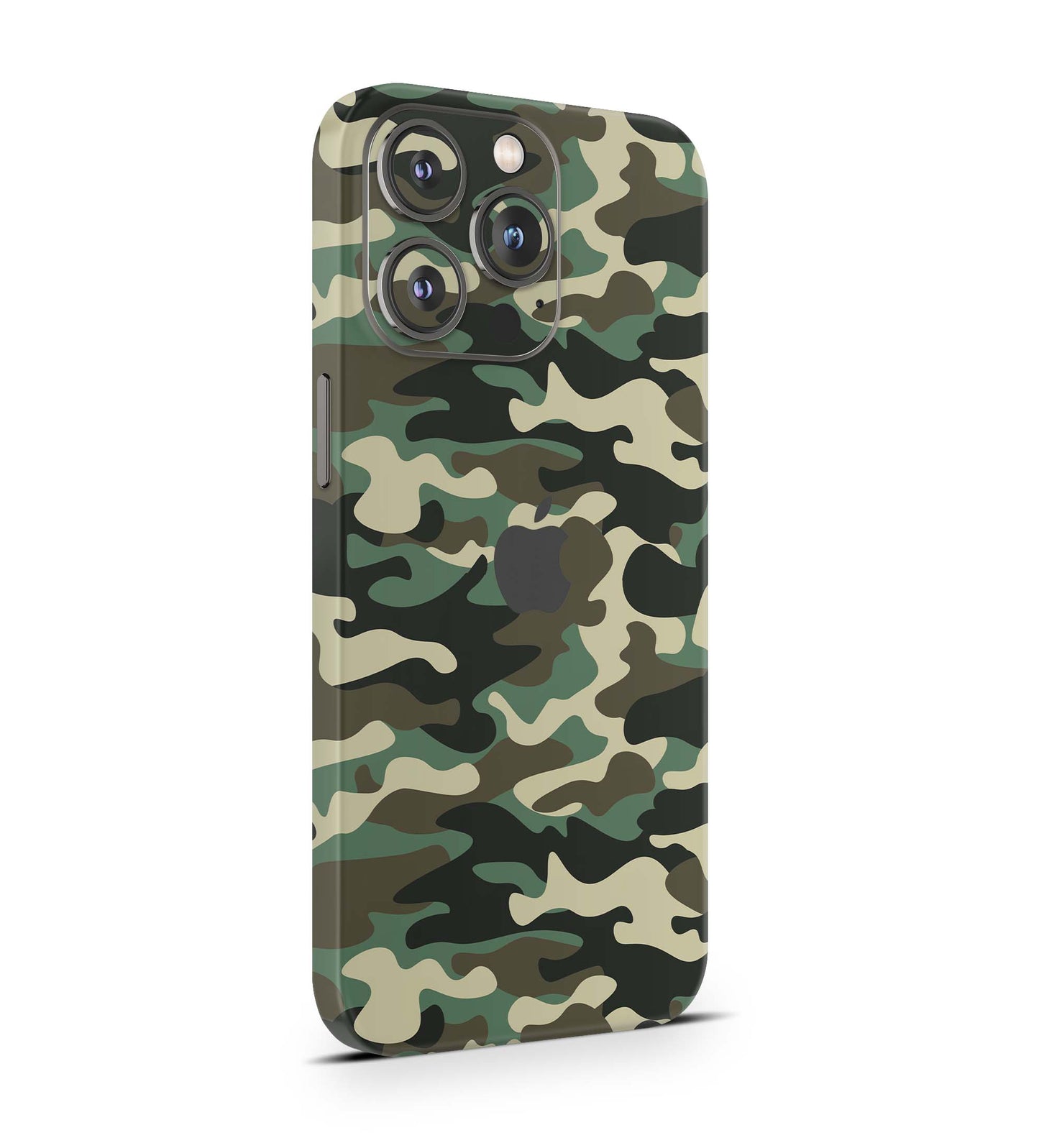 iPhone 15 Skins Design Schutzfolie Premium Vinyl Skin für alle Modelle Motiv Wood Camo Aufkleber skins4u   