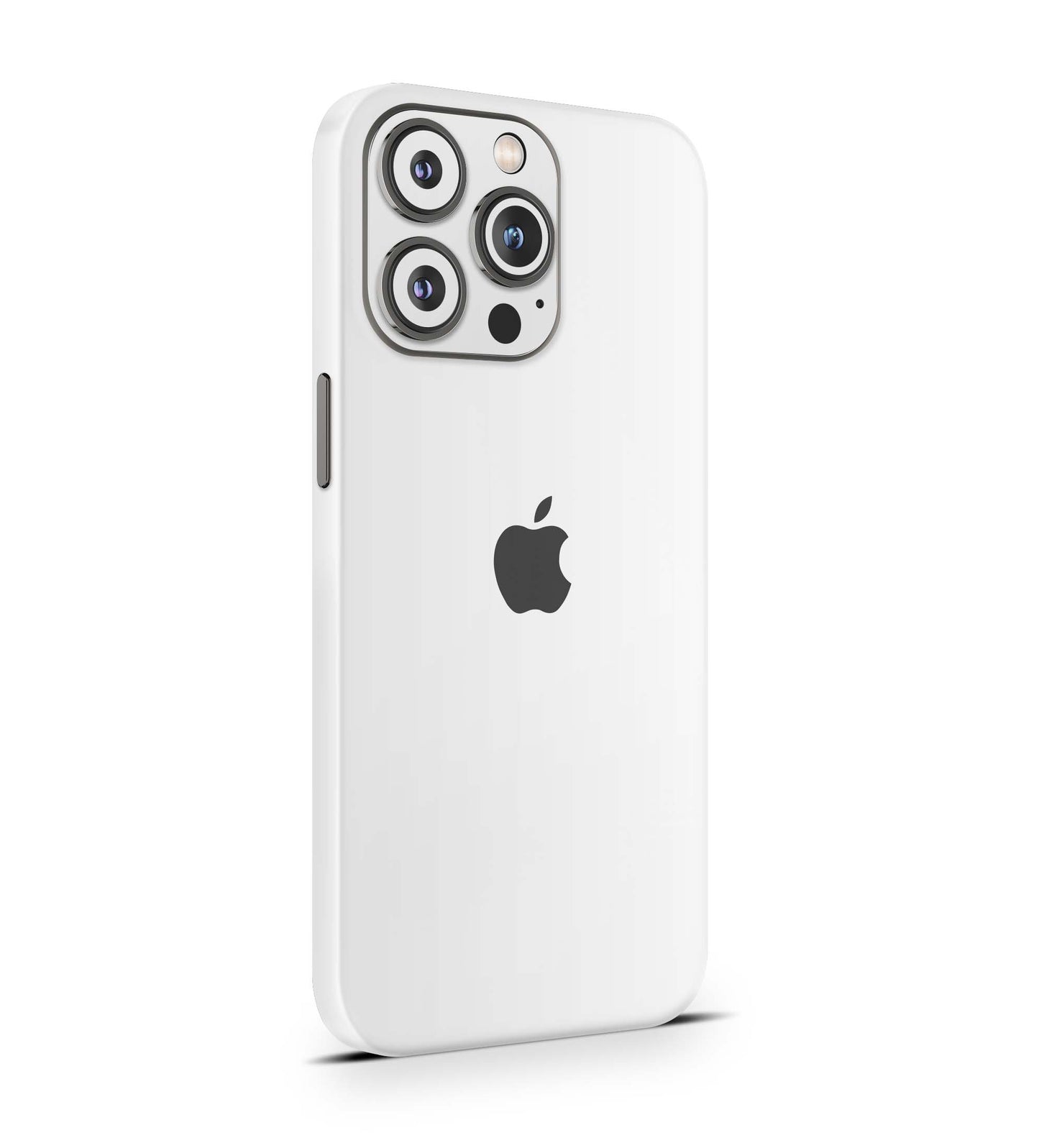 iPhone 15 Skins Design Schutzfolie Premium Vinyl Skin für alle Modelle Motiv Solid state weiss Aufkleber skins4u   