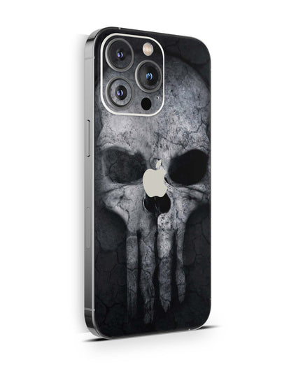 iPhone 15 Skins Design Schutzfolie Premium Vinyl Skin für alle Modelle Motiv Hard Skull Aufkleber skins4u   