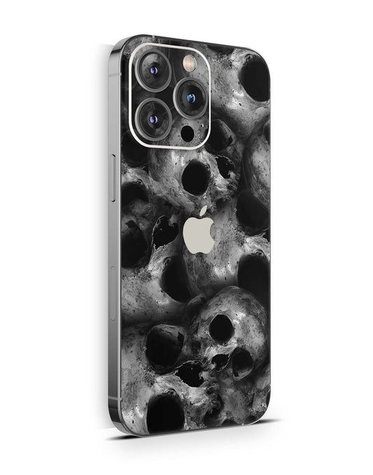 iPhone 15 Skins Design Schutzfolie Premium Vinyl Skin für alle Modelle Motiv Skulls Aufkleber skins4u   