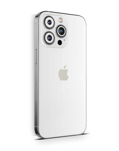 iPhone 15 Skins Design Schutzfolie Premium Vinyl Skin für alle Modelle Motiv Solid state weiss Aufkleber skins4u   