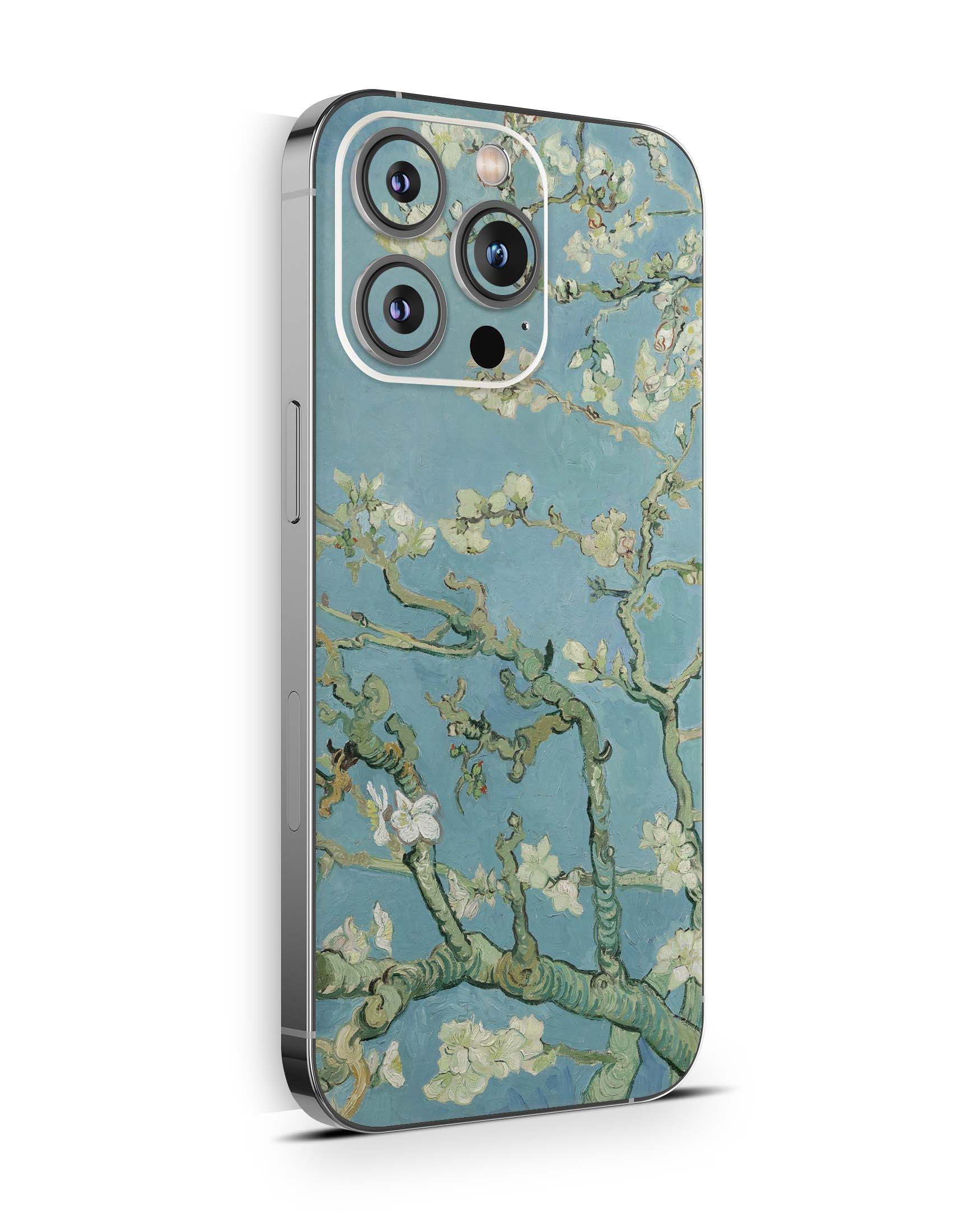 iPhone 15 Skins Design Schutzfolie Premium Vinyl Skin für alle Modelle Motiv Blossoming Aufkleber skins4u   