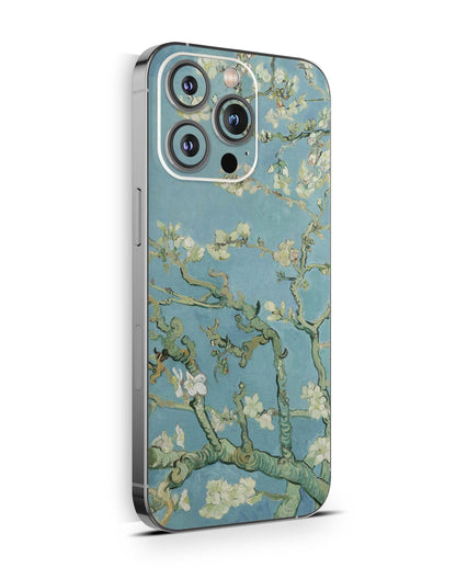 iPhone 15 Skins Design Schutzfolie Premium Vinyl Skin für alle Modelle Motiv Blossoming Aufkleber skins4u   