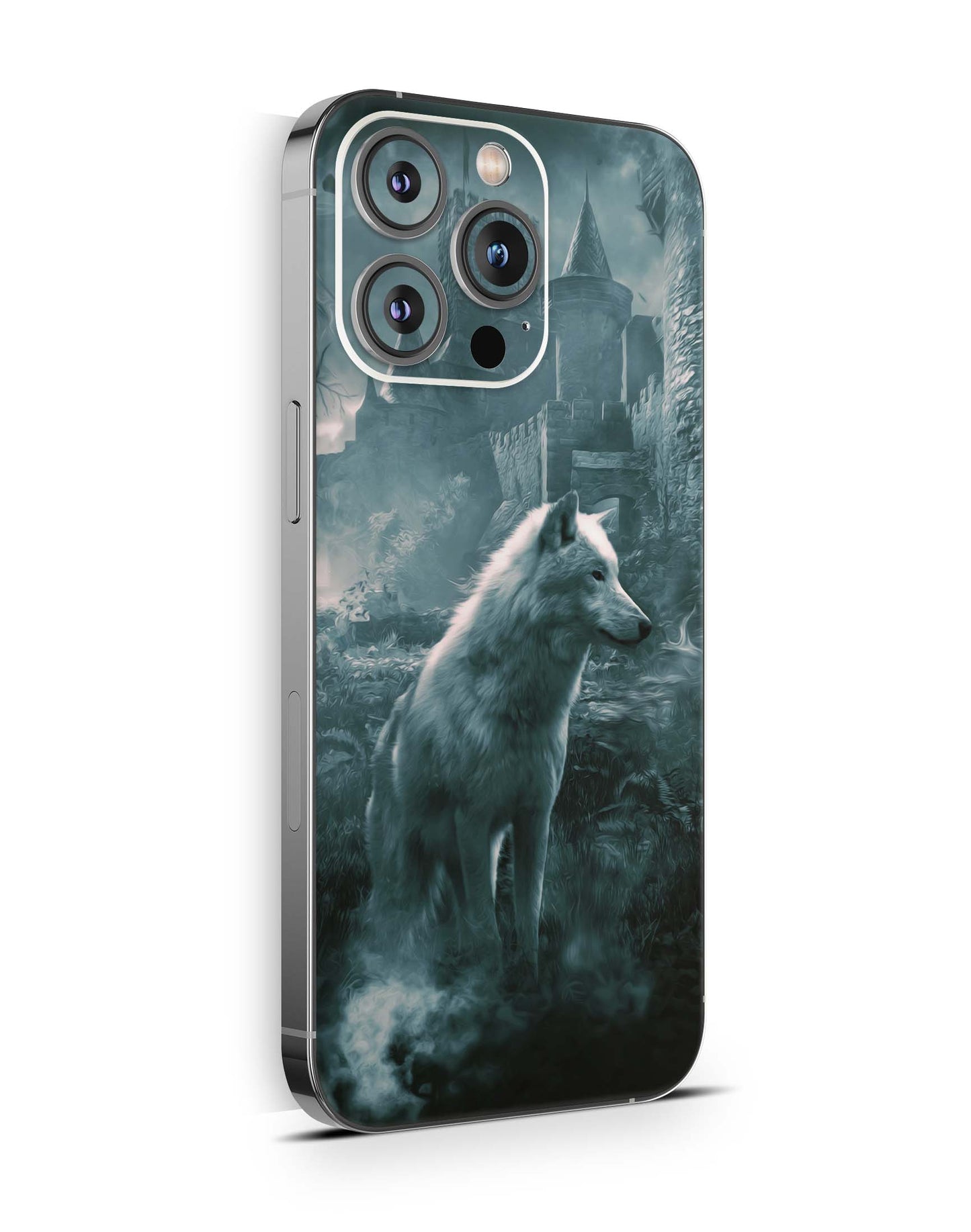 iPhone 16 Pro MAX Skin Aufkleber Design Schutzfolie Vinyl Folie Ghost Wolf Aufkleber Skins4u   