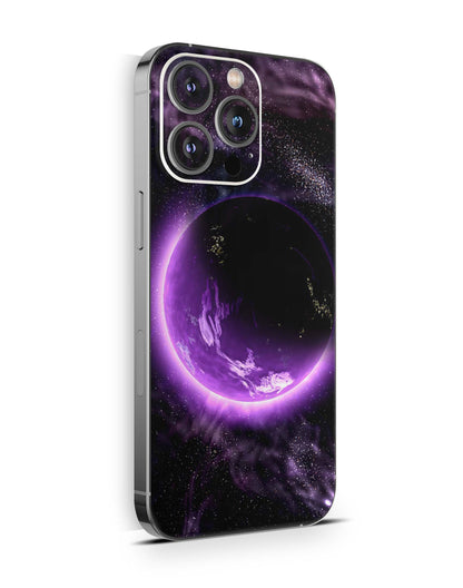 iPhone 16 Pro Skin Aufkleber Design Schutzfolie Vinyl Folie Purple Space Aufkleber Skins4u   