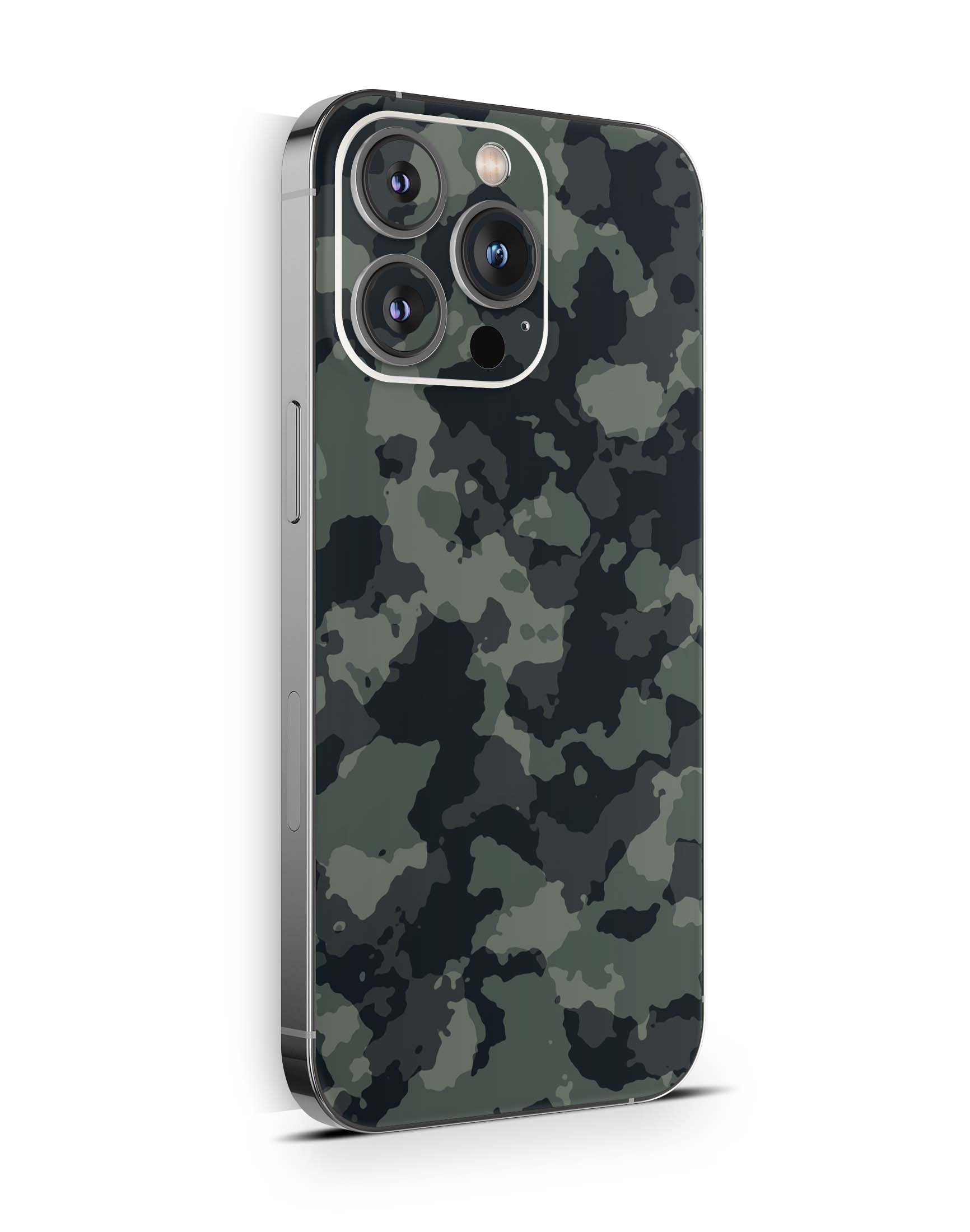 iPhone 16 Pro Skin Aufkleber Design Schutzfolie Vinyl Folie Shadow Camo grün Aufkleber Skins4u   