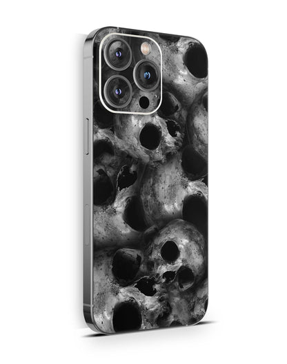 iPhone 15 Skins Design Schutzfolie Premium Vinyl Skin für alle Modelle Motiv Skulls Aufkleber skins4u   