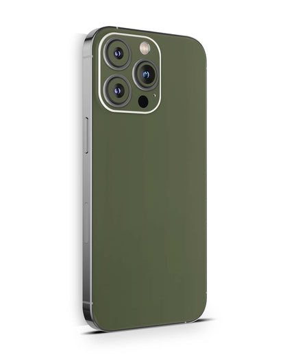 iPhone 16 Pro Skin Aufkleber Design Schutzfolie Vinyl Folie Solid State Olive Aufkleber Skins4u   