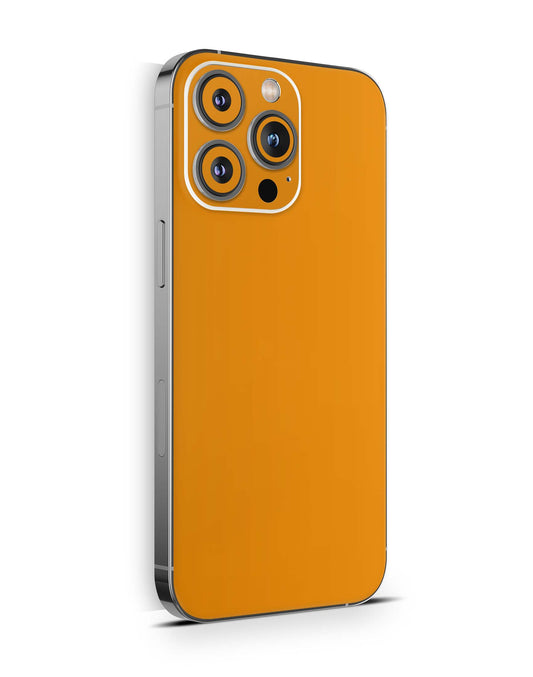 iPhone 16 Pro Skin Aufkleber Design Schutzfolie Vinyl Folie Solid State Orange Aufkleber Skins4u   