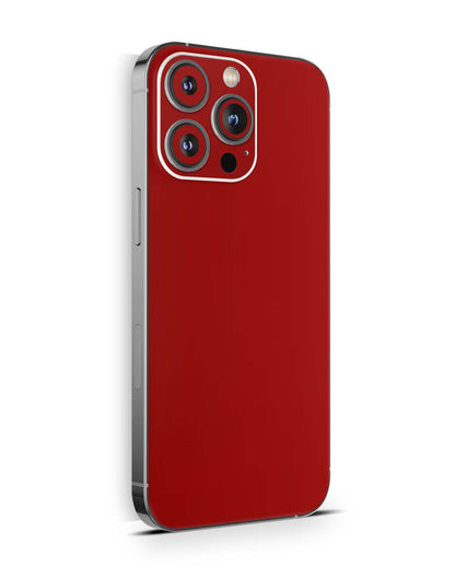 iPhone 15 Skins Design Schutzfolie Premium Vinyl Skin für alle Modelle Motiv Solid state rot Aufkleber skins4u   