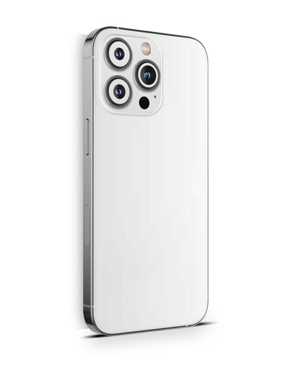 iPhone 15 Skins Design Schutzfolie Premium Vinyl Skin für alle Modelle Motiv Solid state weiss Aufkleber skins4u   