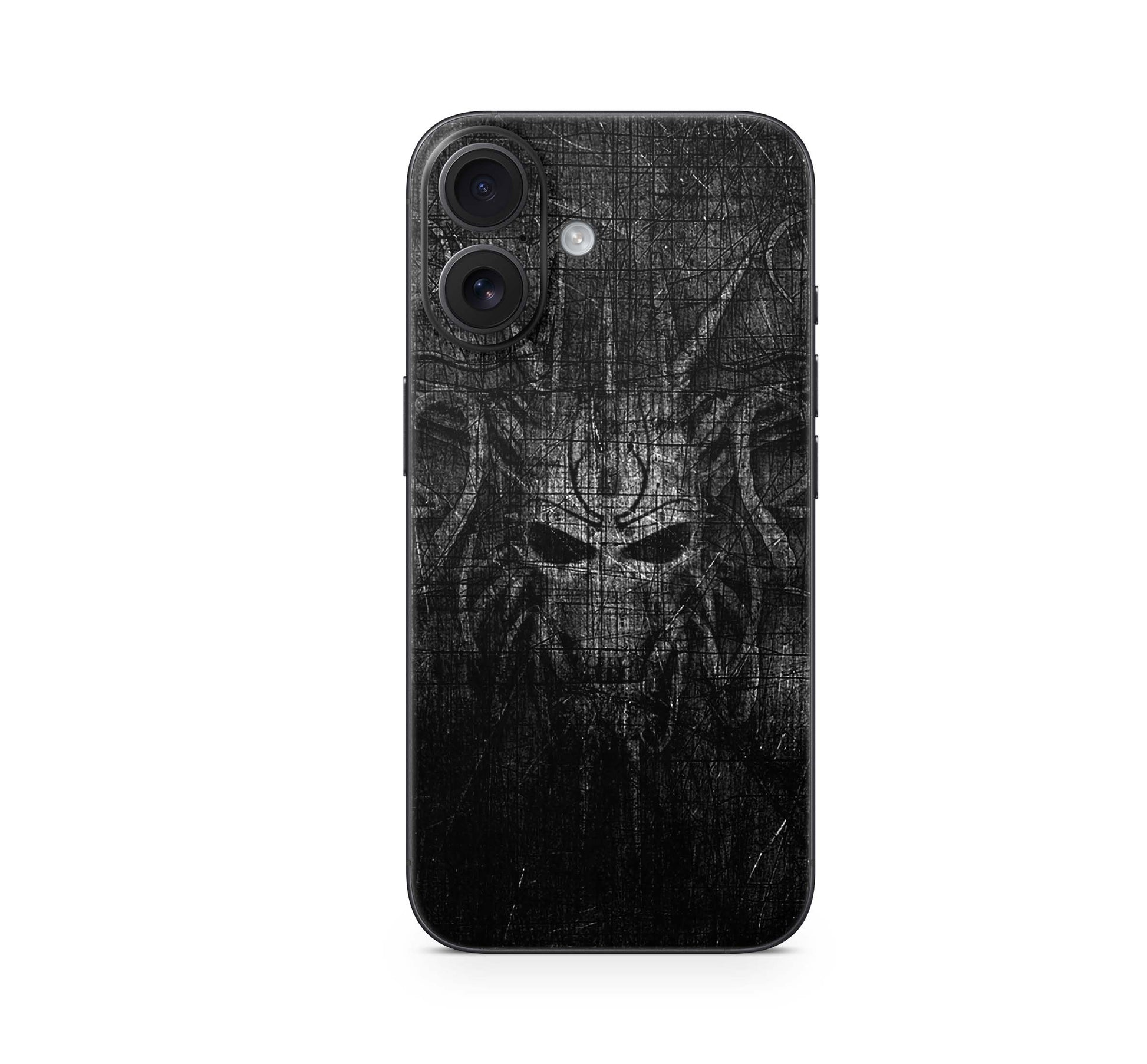 iPhone 16 Skin Aufkleber Design Schutzfolie Vinyl Folie Black Demon Aufkleber Skins4u   