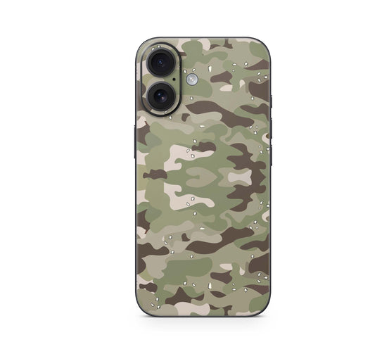 iPhone 16 Skin Aufkleber Design Schutzfolie Vinyl Folie FC Camouflage Aufkleber Skins4u   