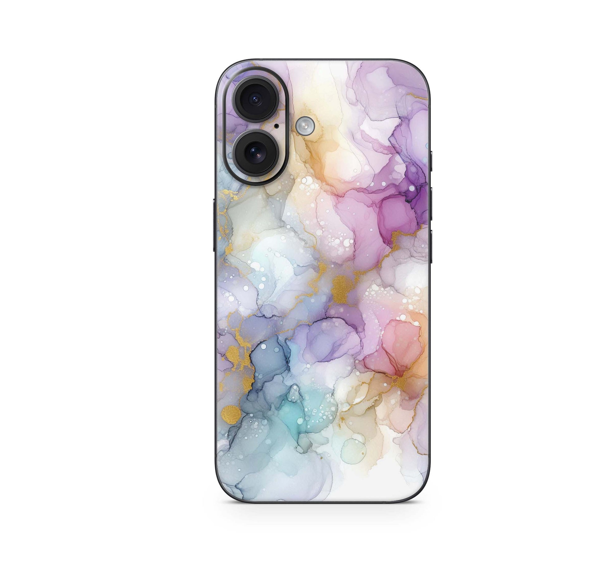 iPhone 16 Skin Aufkleber Design Schutzfolie Vinyl Folie Lavendel Lights Aufkleber Skins4u   